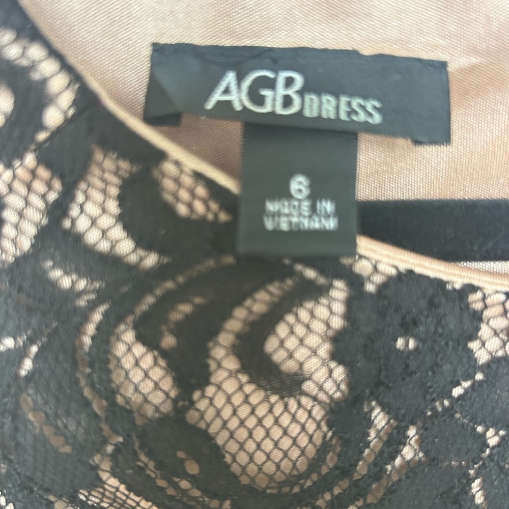 Elegant Black Lace Dress - Picture 2 of 3